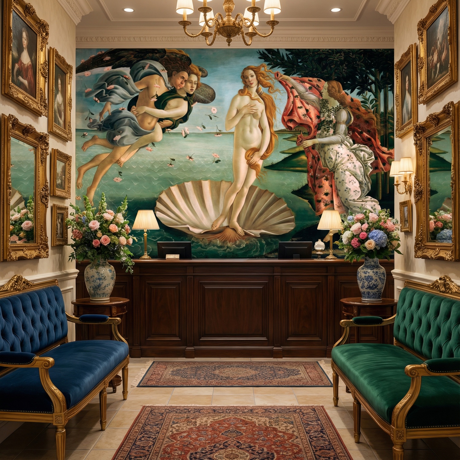 Wall Murals: Birth of Venus, Botticelli