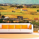 Wall Murals: Harvest at La Crau, Van Gogh 2