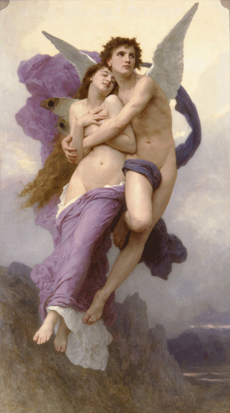 Wall Murals: The Abduction of Psyche, Bouguereau