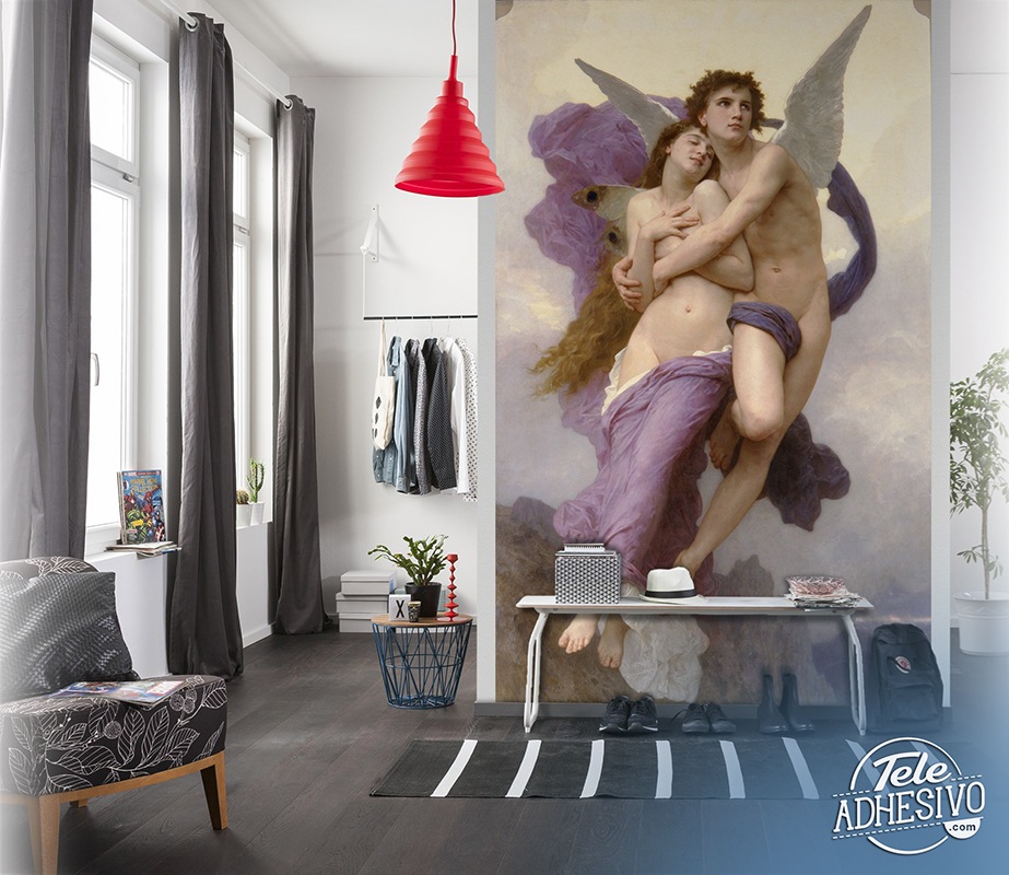 Wall Murals: The abduction of Psyche, Bouguereau