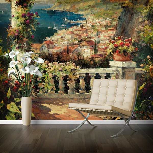 Wall Murals: View from the terrace, Peter Bell