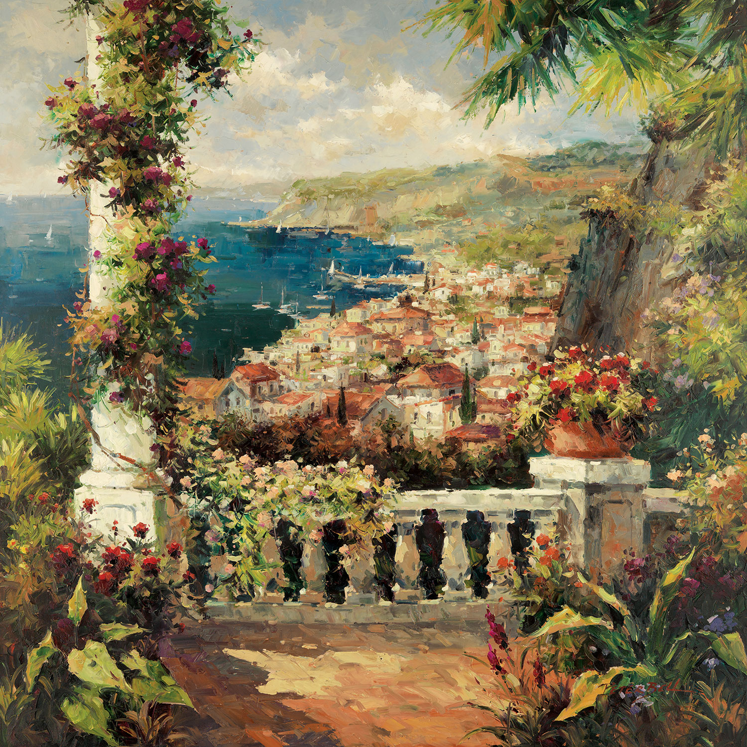 Wall Murals: View from the terrace, Peter Bell