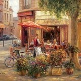 Wall Murals: the Caf&eacute; de Paris 3