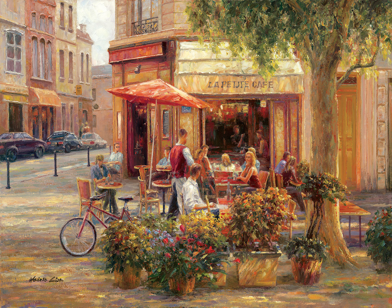 Wall Murals: the Caf&eacute; de Paris