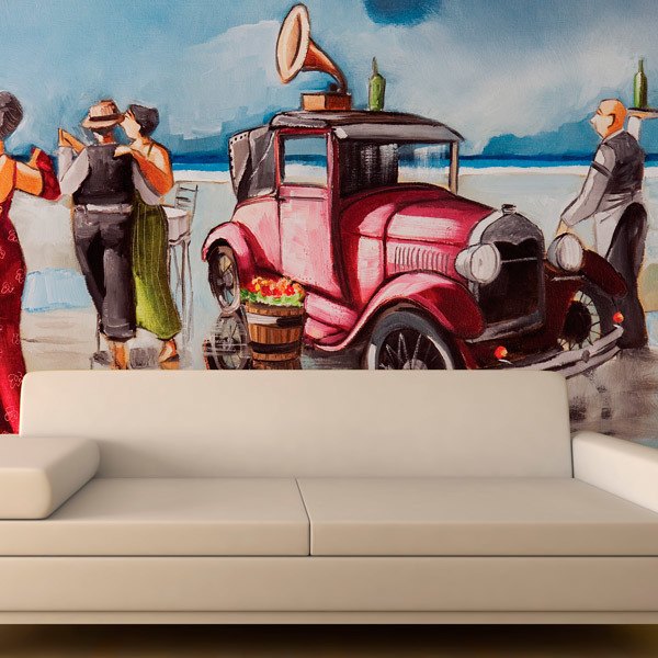 Wall Murals: Dancing on the beach 0