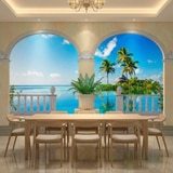 Wall Murals: Small island in the Caribbean 6