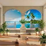 Wall Murals: Small island in the Caribbean 9