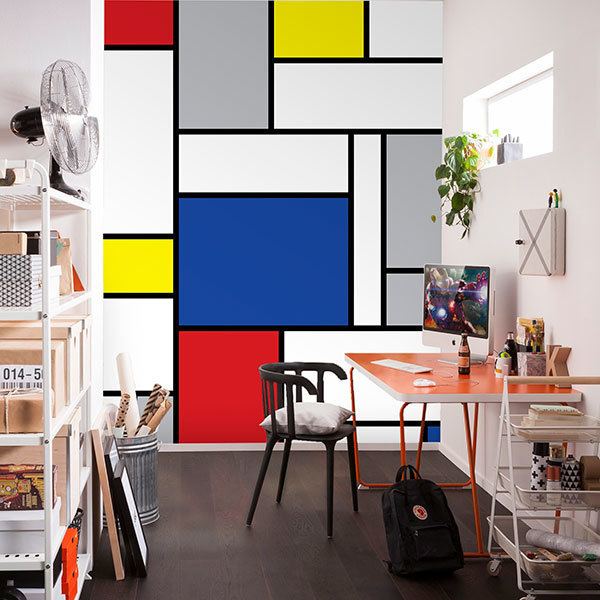 Wall Murals: Piet Mondrian