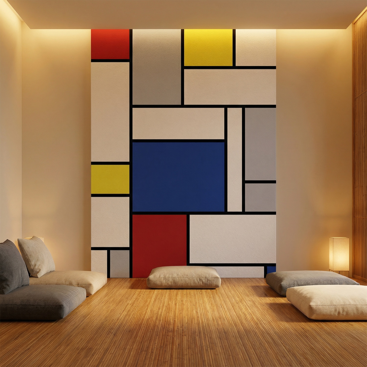 Wall Murals: Piet Mondrian