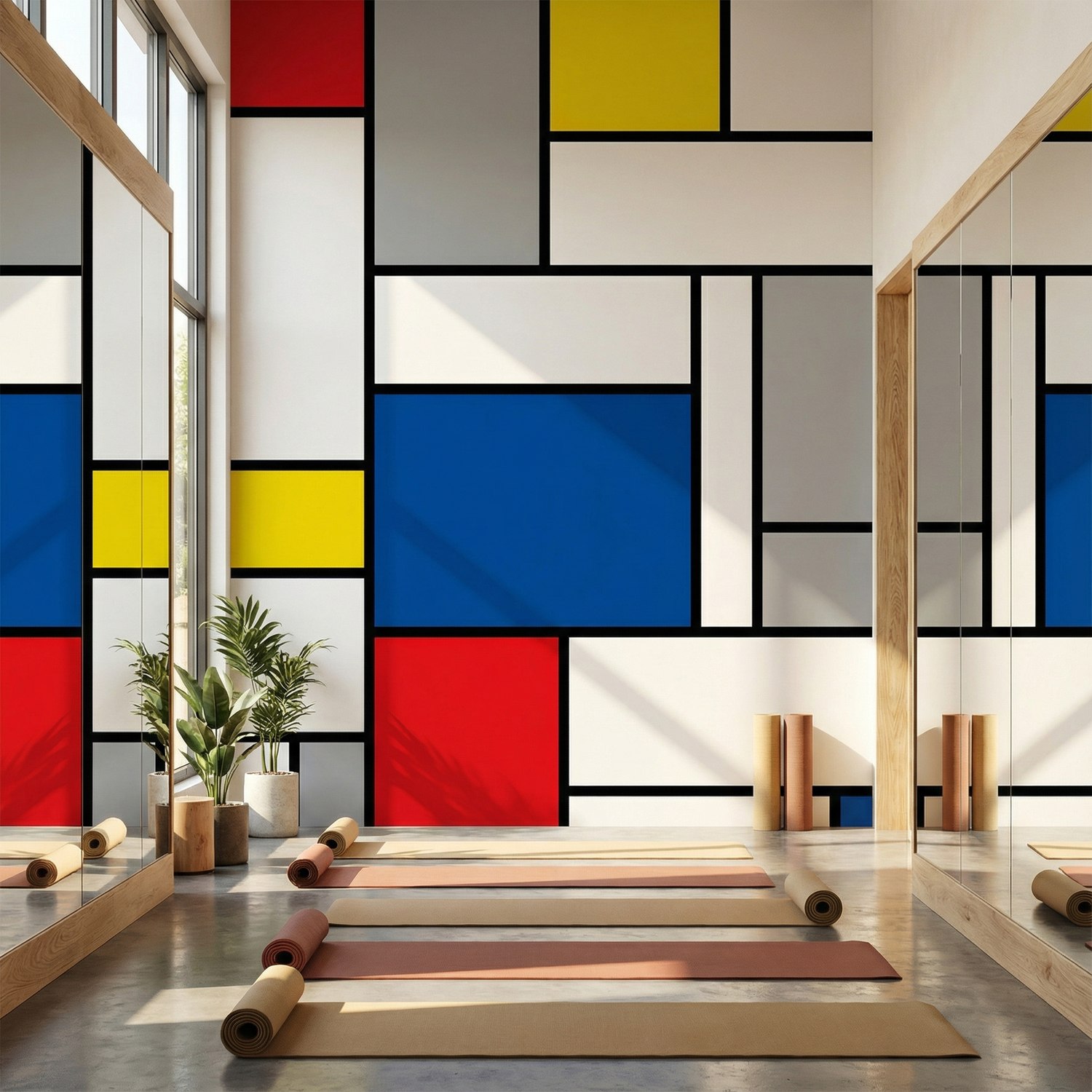 Wall Murals: Piet Mondrian