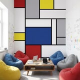 Wall Murals: Piet Mondrian 3