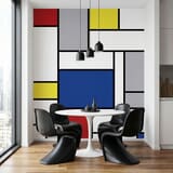 Wall Murals: Piet Mondrian 4