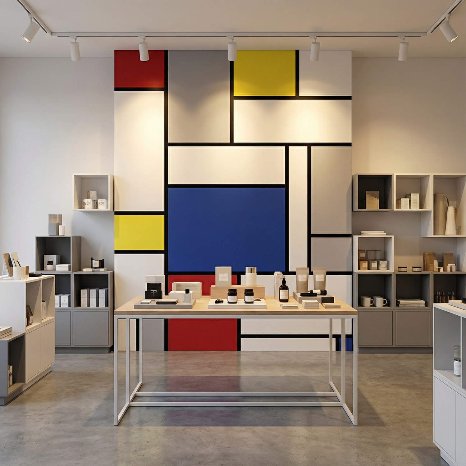 Wall Murals: Piet Mondrian