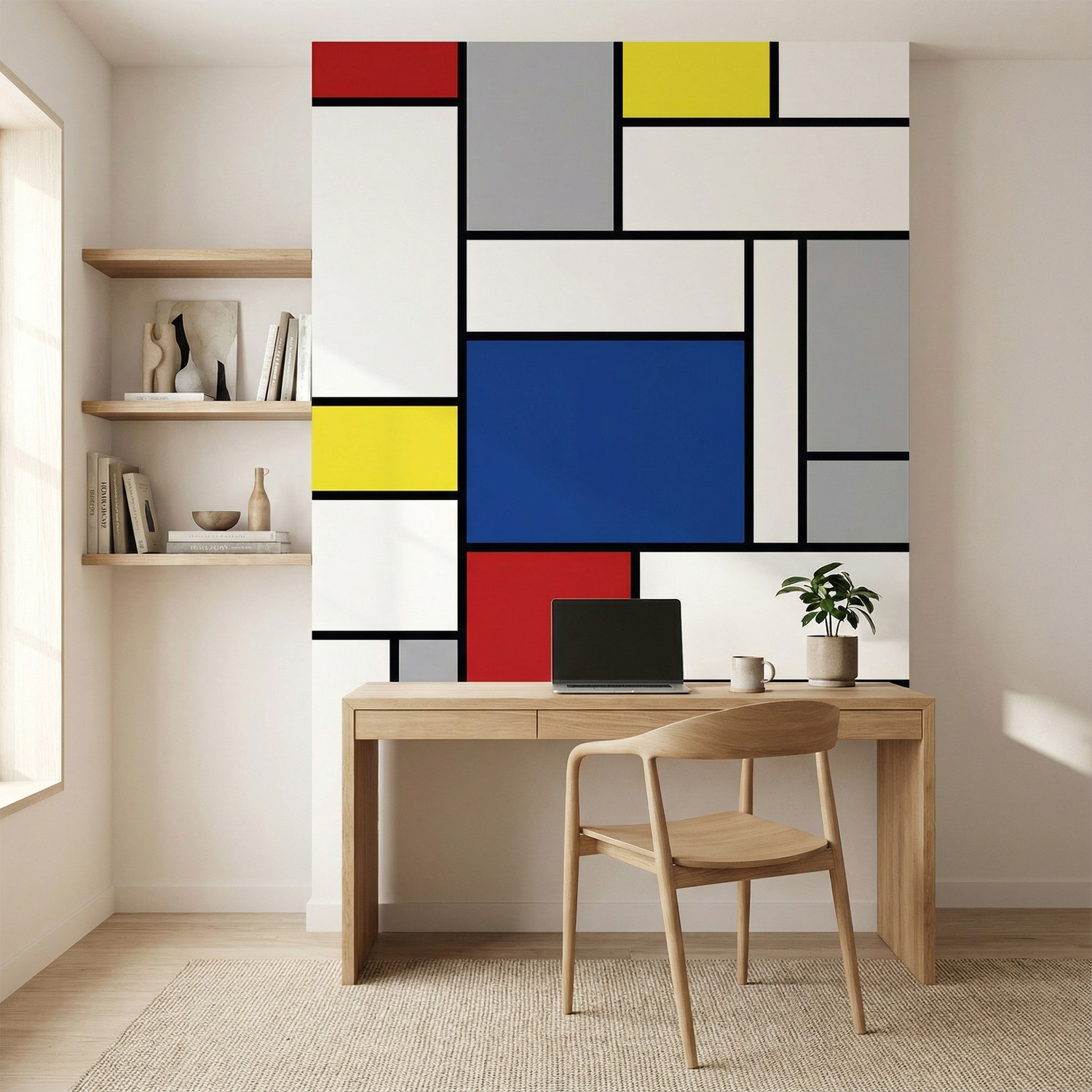 Wall Murals: Piet Mondrian