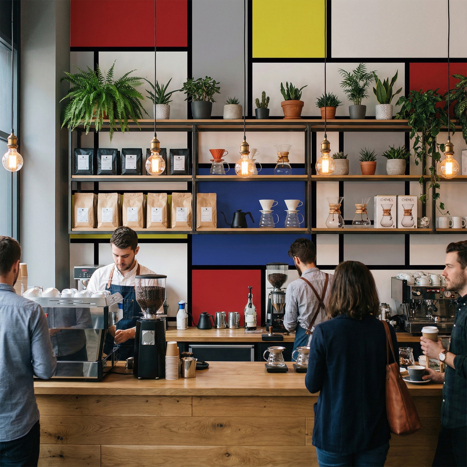 Wall Murals: Piet Mondrian