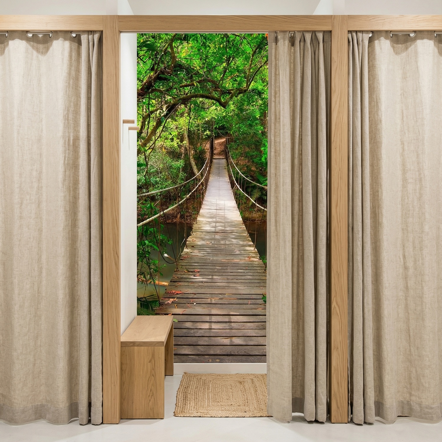 Wall Murals: Bridge in the Amazon