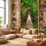 Wall Murals: Bridge in the Amazon 12