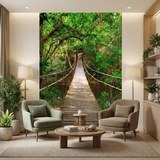 Wall Murals: Bridge in the Amazon 14