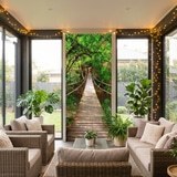 Wall Murals: Bridge in the Amazon 17