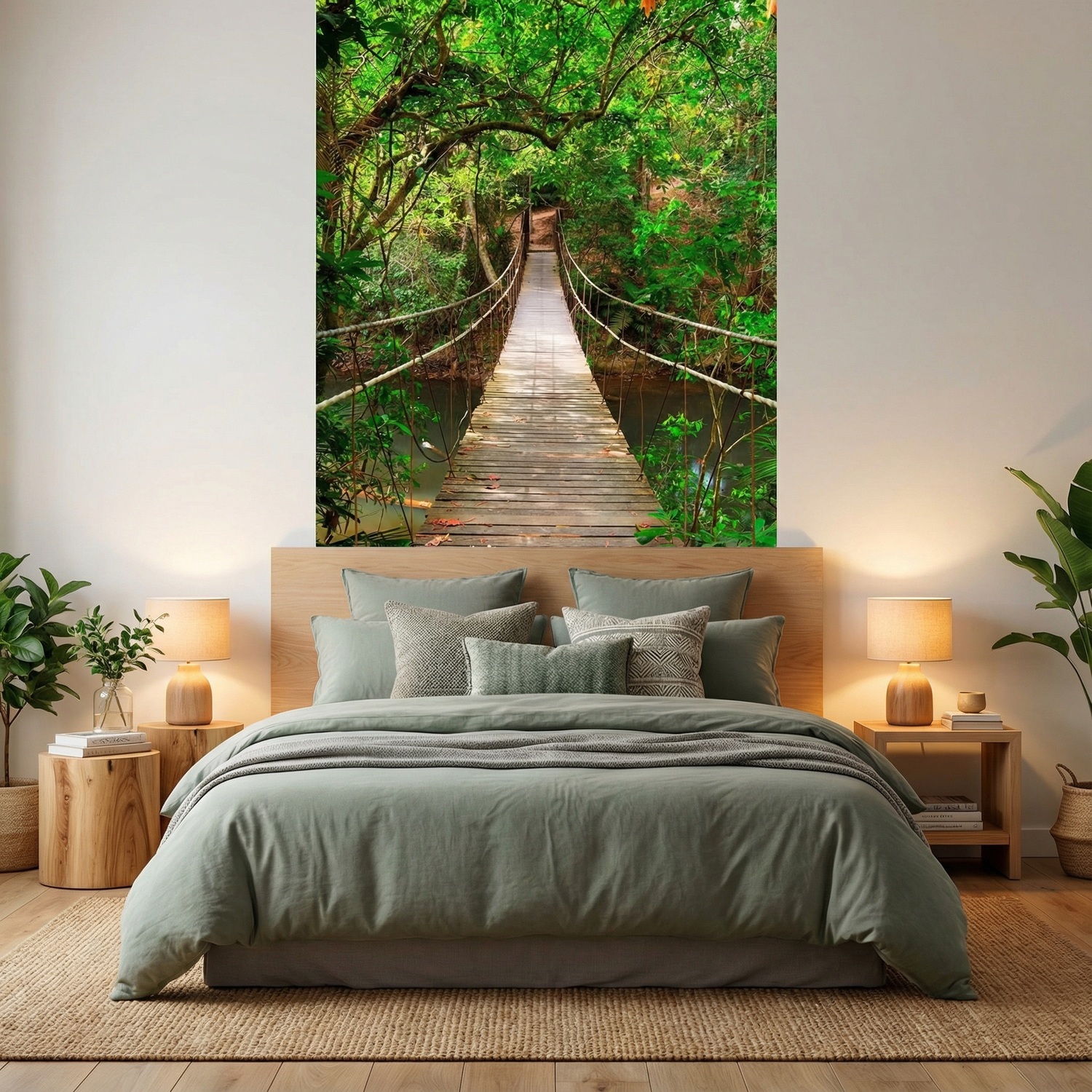 Wall Murals: Bridge in the Amazon