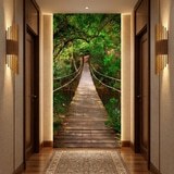 Wall Murals: Bridge in the Amazon 4