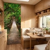 Wall Murals: Bridge in the Amazon 6