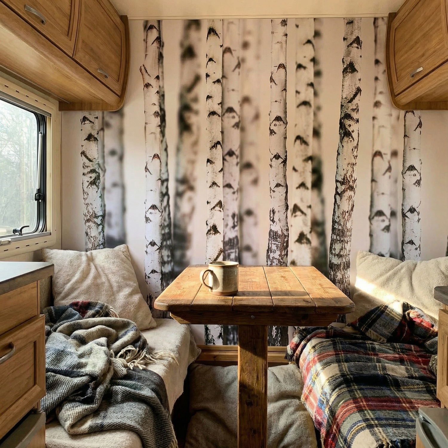 Wall Murals: Birch Forest