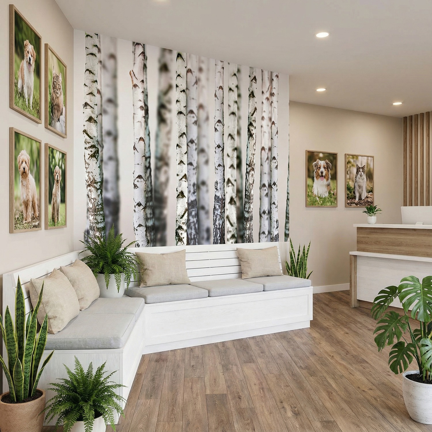 Wall Murals: Birch Forest