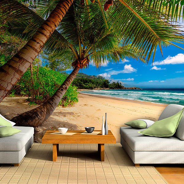 Wall Murals: Caribbean Palm Trees 0