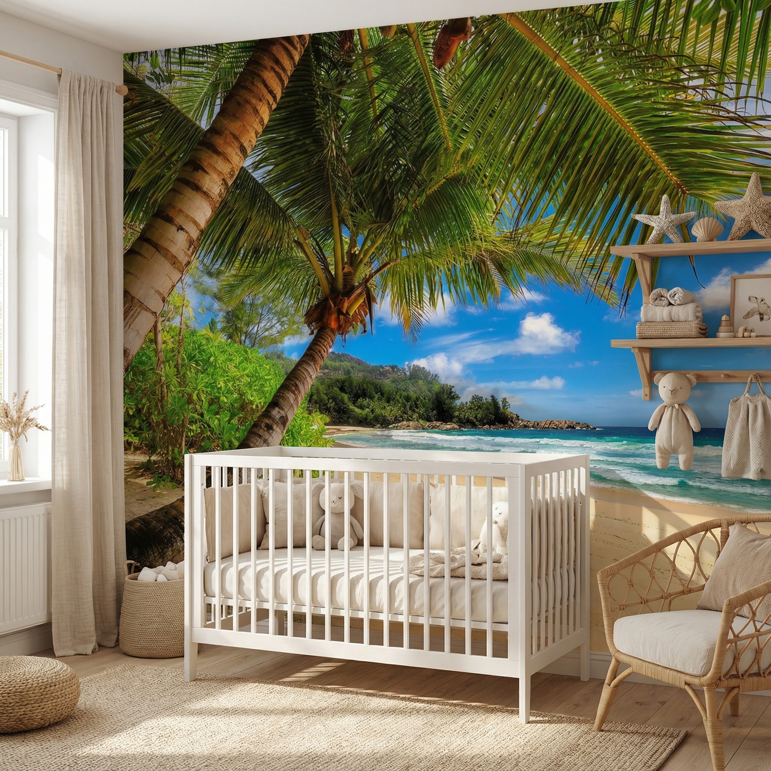 Wall Murals: Caribbean Palm Trees