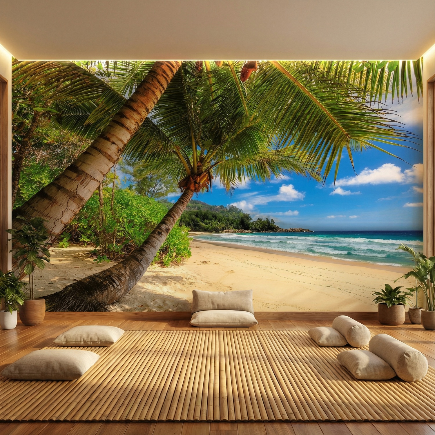 Wall Murals: Caribbean Palm Trees