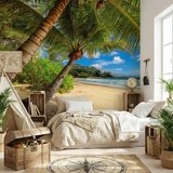 Wall Murals: Caribbean Palm Trees 5