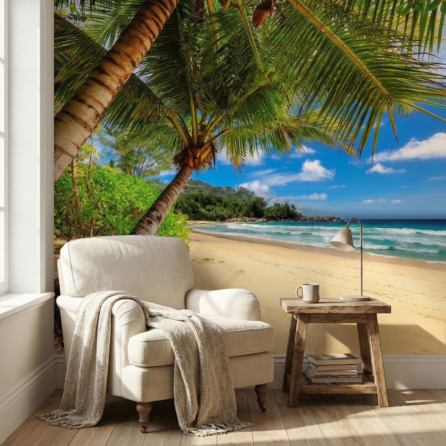 Wall Murals: Caribbean Palm Trees