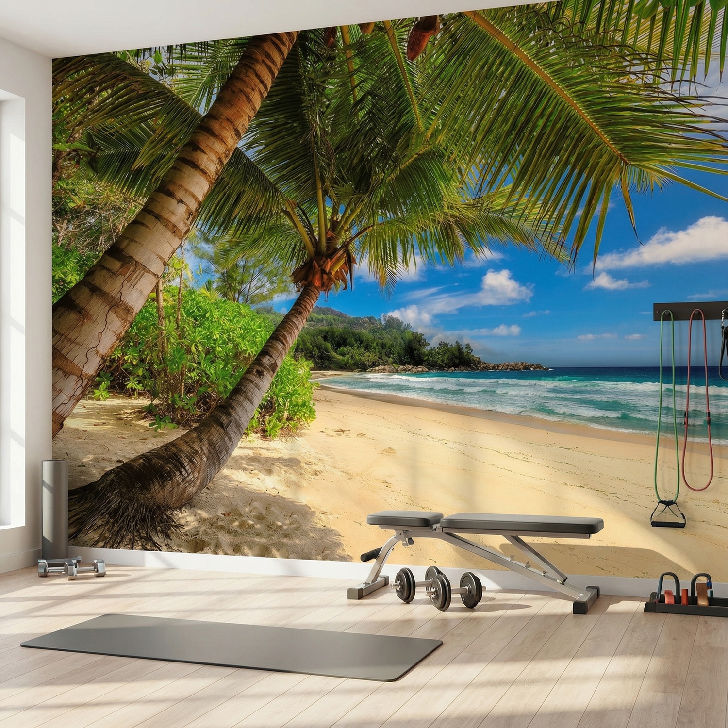 Wall Murals: Caribbean Palm Trees
