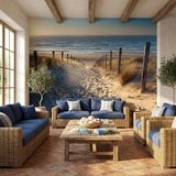 Wall Murals: On the way to the beach 4