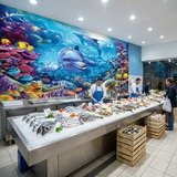 Wall Murals: Dolphins under the sea 10
