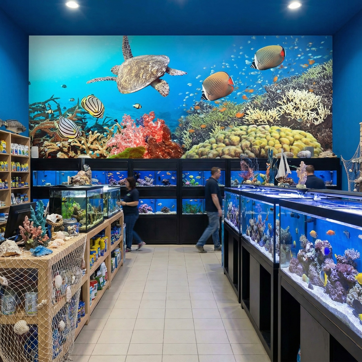 Wall Murals: Panoramic under the sea