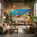 Wall Murals: Panoramic under the sea 3