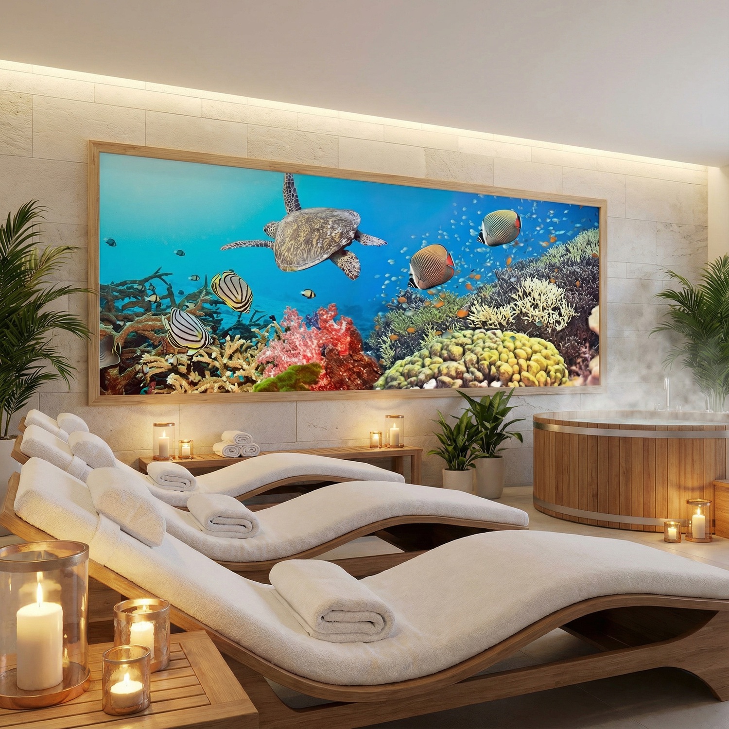 Wall Murals: Panoramic under the sea