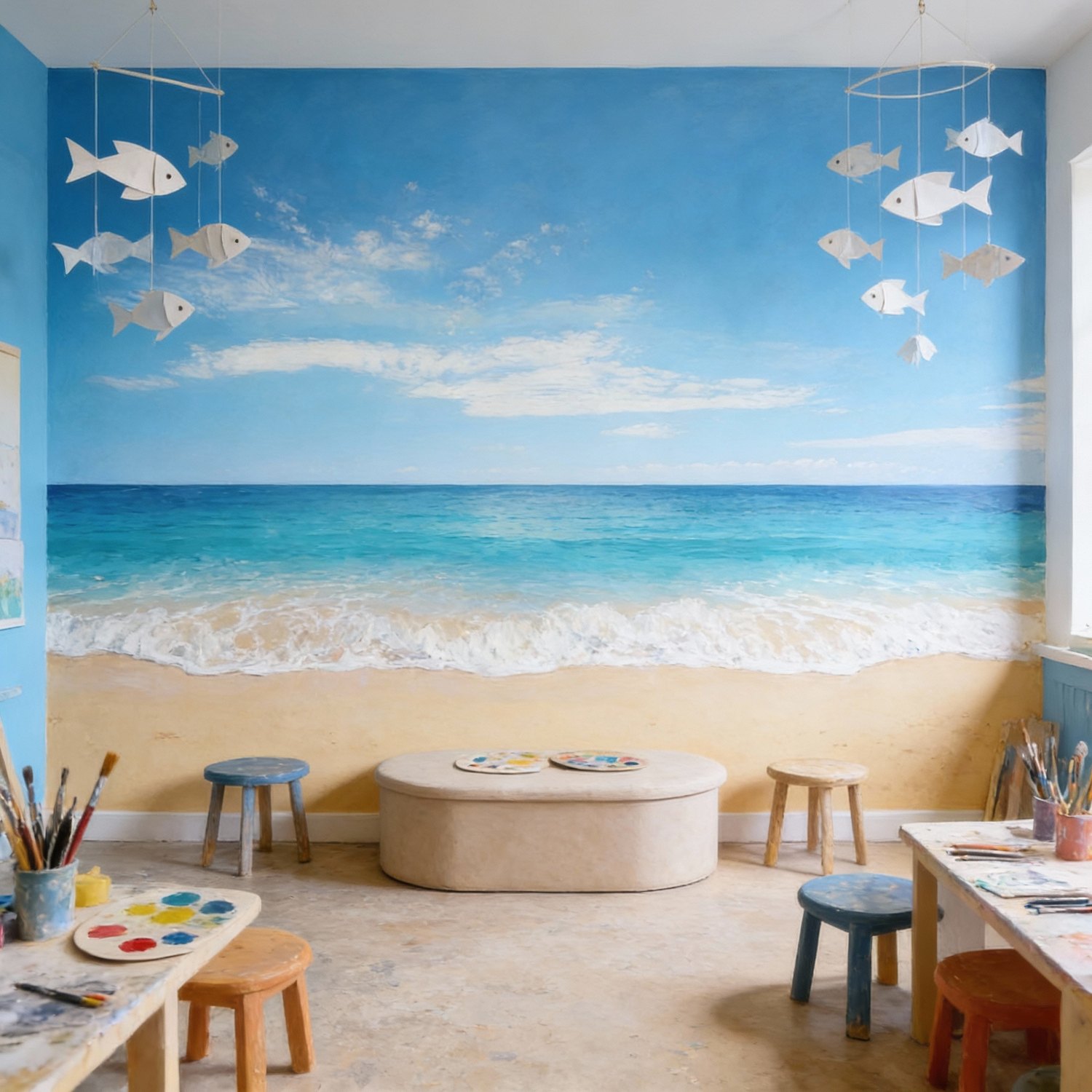 Wall Murals: Peace on the beach