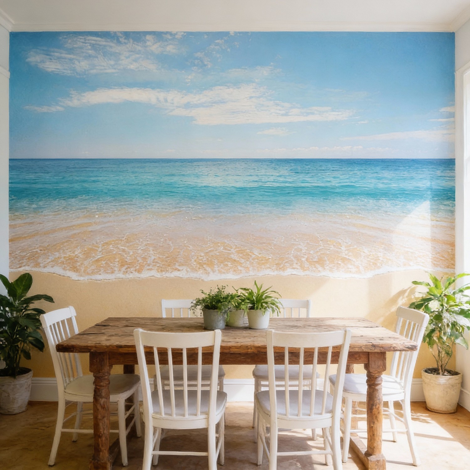 Wall Murals: Peace on the beach