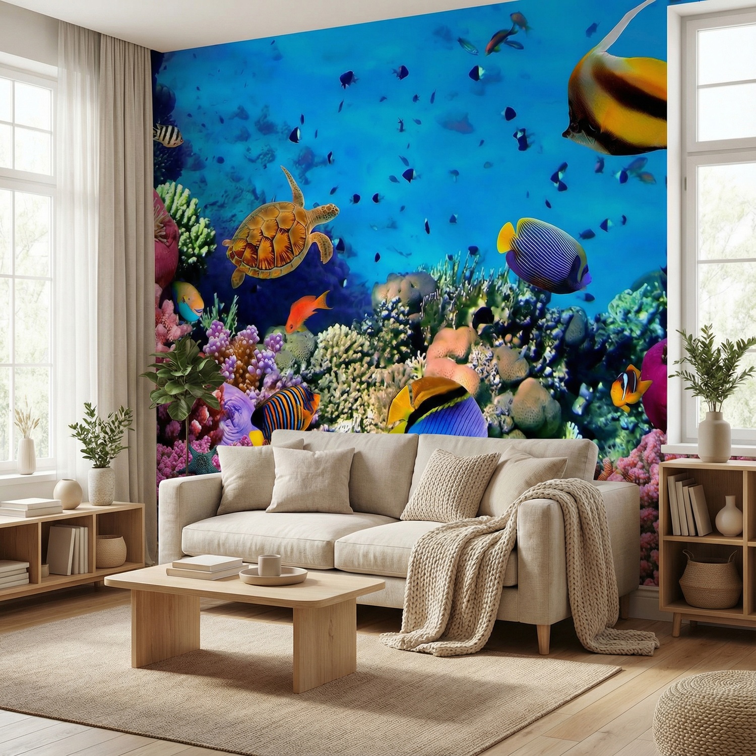 Wall Murals: Colors under the sea