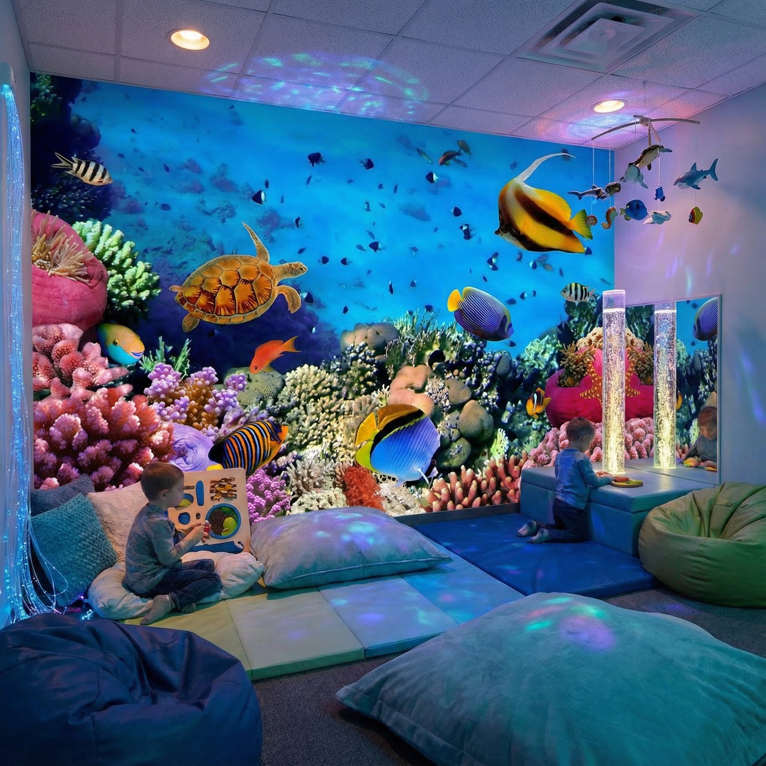 Wall Murals: Colors under the sea