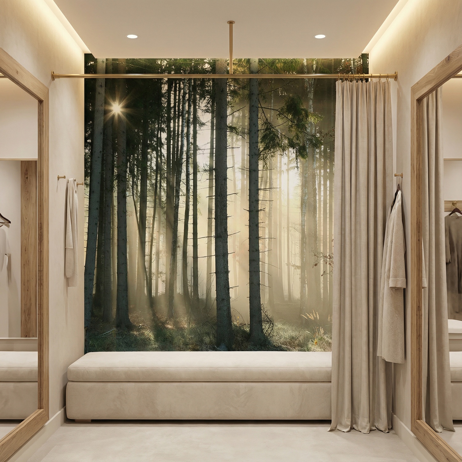 Wall Murals: Glow in the woods