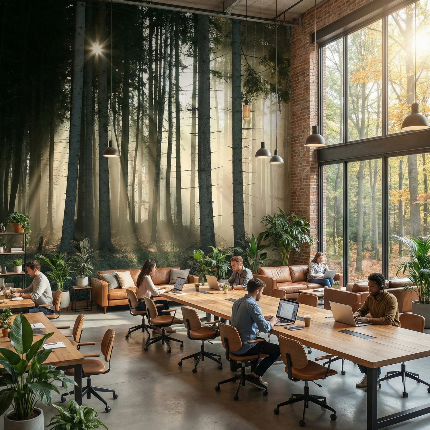 Wall Murals: Glow in the woods