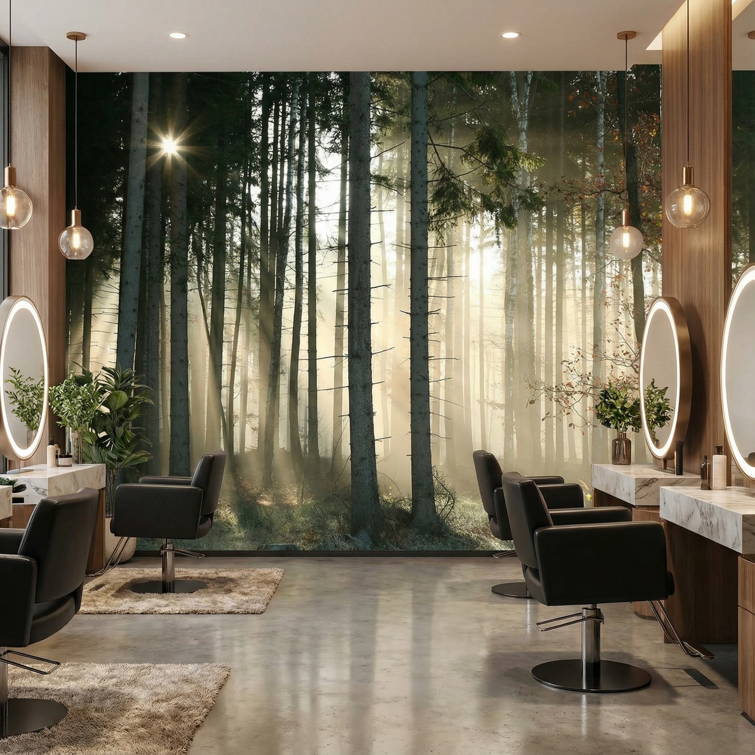Wall Murals: Glow in the woods