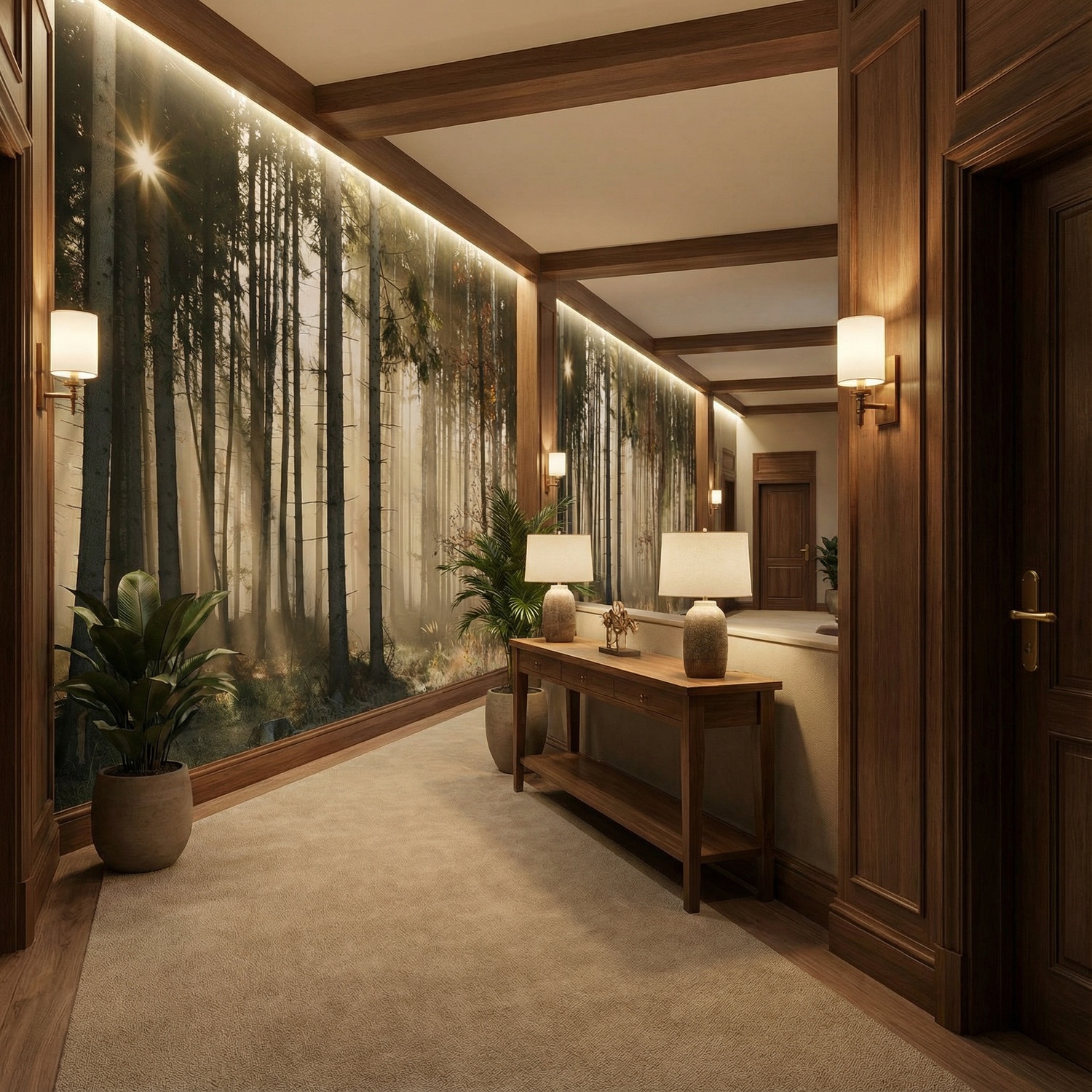 Wall Murals: Glow in the woods