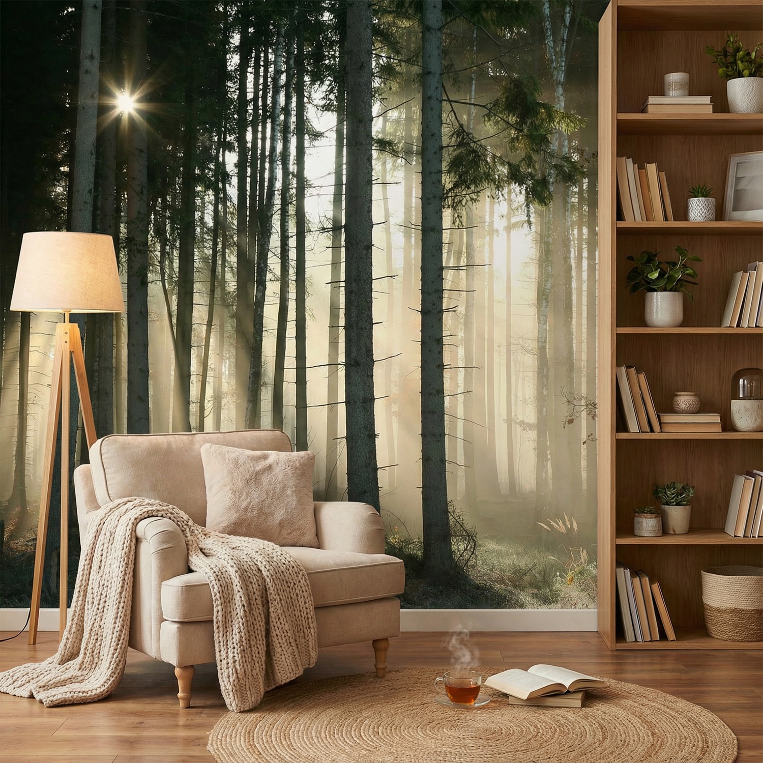 Wall Murals: Glow in the woods