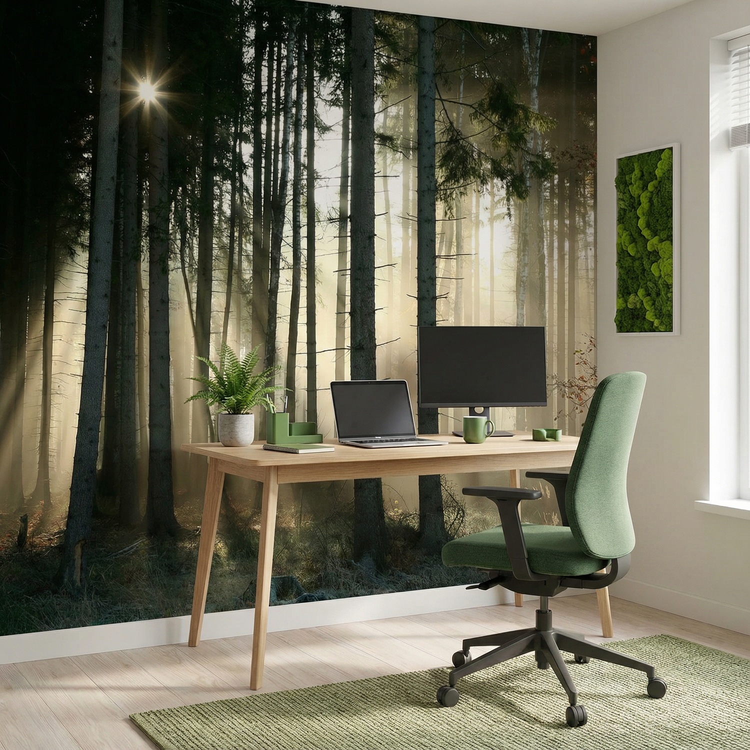 Wall Murals: Glow in the woods