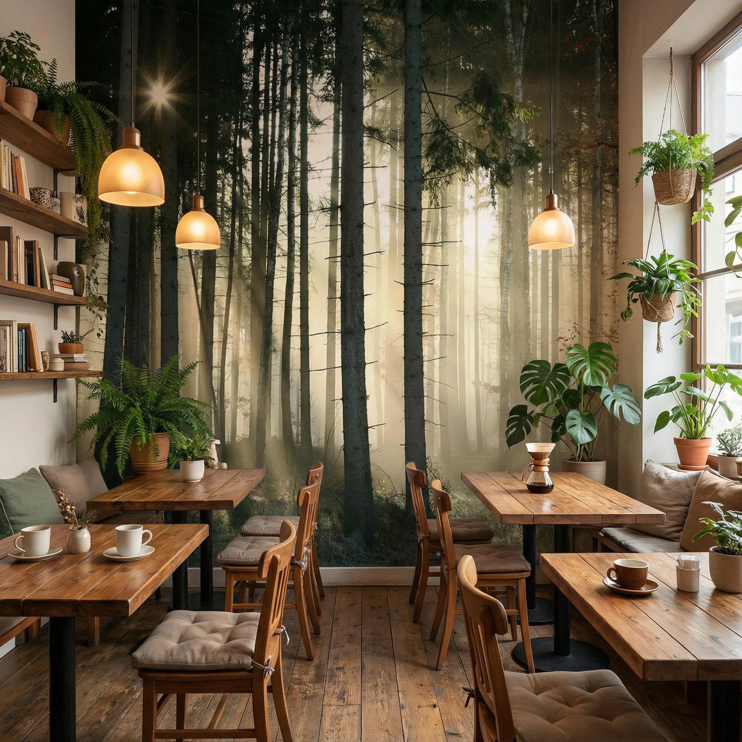 Wall Murals: Glow in the woods